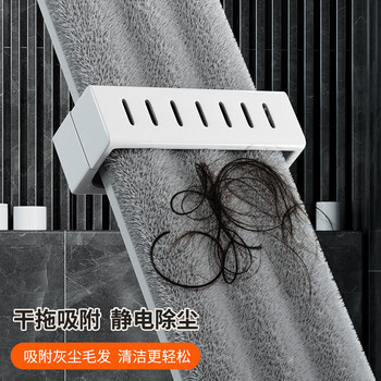 百家好世大号平板拖把42cm宽121cm杆长2块布家用一拖净免手洗吸水墩布托把 百家好世大号平板拖把42cm宽121cm杆长2块布家用一拖净免手洗吸水墩布托把