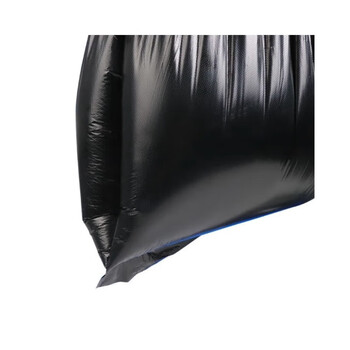 鑫虹乐洁（XHLJ）3丝全新料加厚垃圾袋0102 100*120cm50个/包 黑色平口式 酒店工厂