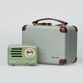 猫王收音机 MW-1A小王子OTR MINI蓝牙音响音箱 猫王音响小音响 复古绿