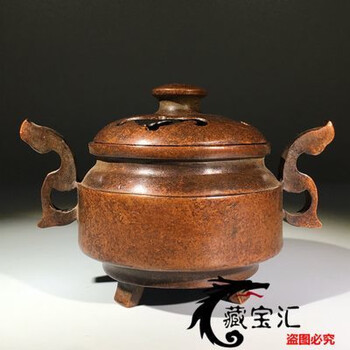 双耳铜香炉图片- 京东