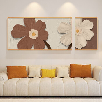 槐序客厅装饰画现代轻奢沙发背景墙挂画墙壁高档大气壁画墙画2022新款