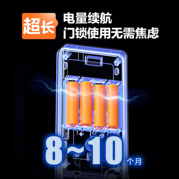 海尔（Haier）智能门锁密码锁入户门指纹锁防盗门锁门卡电子锁T15智能家居