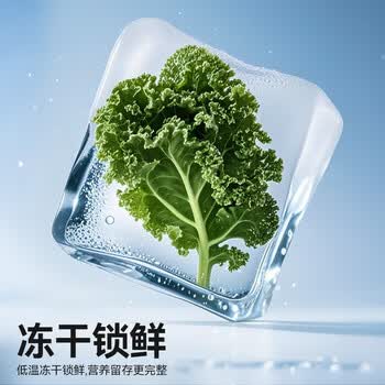 谷之优品冻干羽衣甘蓝粉青汁果蔬汁膳食纤维早餐即食冲饮代餐粉3g*10条