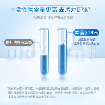 蓝月亮 亮白增艳洗衣液 薰衣草香 2kg/瓶 持久耐用 护衣护色 强效去污