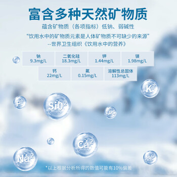 亿纯（ONE PURE）新西兰原装进口 天然软矿泉水1.5L*8瓶 弱碱性高端矿物质饮用水