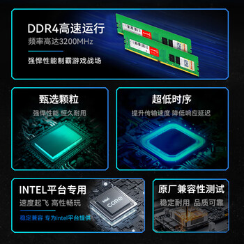 长城（Great Wall）16GB DDR4 台式机内存条 3200 普条【intel专用条】