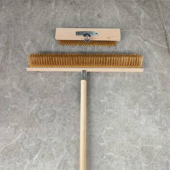 美家生活 长柄钢丝地板刷（重度清洁45cm宽）去污除锈刷甲板刷青苔硬毛刷