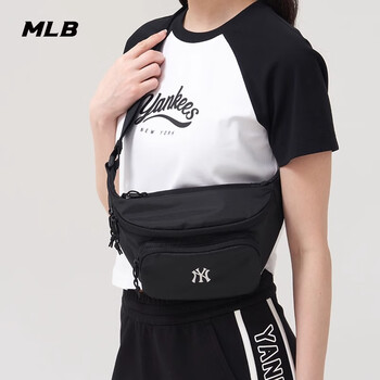 MLB包包男女斜挎包胸包腰包百搭休闲运动包礼物3AHSB025N-50BKS-F