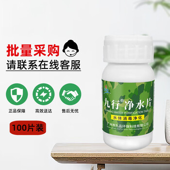 九行净水片户外消毒丸食用级灾后饮用水井消毒除味杀虫净化水质100片 九行净水片户外消毒丸食用级灾后饮用水井消毒除味杀虫净化水质100片