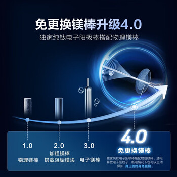 史密斯  A.O.SMITH（A.O.SMITH）80升电热水器 终身免更换镁棒 金圭内胆 双棒双3kW速热 晶彩外观 遥控E80MDF