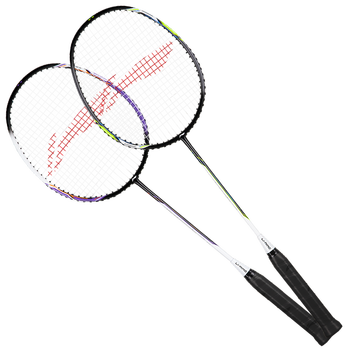 李宁（LI-NING）李宁羽毛球拍战戟900灰紫对拍碳复合球拍已拉线AYPV033-22