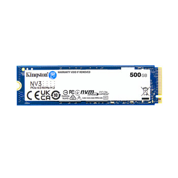 金士顿（Kingston）500GB SSD固态硬盘 M.2(NVMe PCIe 4.0×4) NV3系列 读速5000MB/s AI 电脑配件