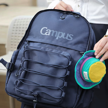 国誉Campus休闲山系大容量学生套装初中高中生绑带款紫色1个 WSG-SB15V