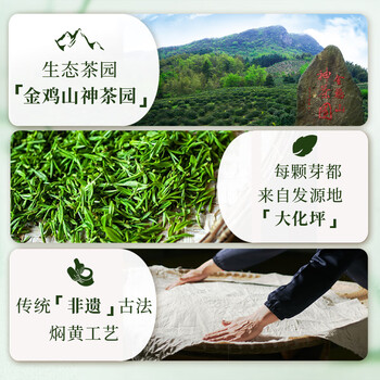 霍山黄茶黄茶大化坪金鸡山霍山黄芽一级250克2025年雨前纸包装	