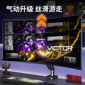 LUCKPRO显示器支架 大屏适配17-49英寸 电脑支架 显示器支架臂 电脑显示屏支架臂 电脑增高架 承重18KG LUCKPRO显示器支架 大屏适配17-49英寸 电脑支架 显示器支架臂 电脑显示屏支架臂 电脑增高架 承重18KG