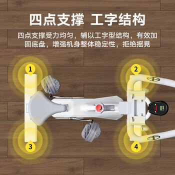 惠寻京东自有品牌家用动感单车磁控调阻室内健身车全包飞轮HHDGDC-001