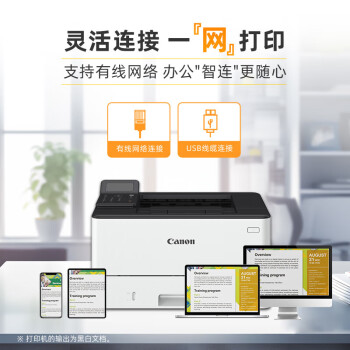 佳能（Canon）LBP242dn A4幅面黑白激光单功能打印机 自动双面/有线网络打印 商用办公 