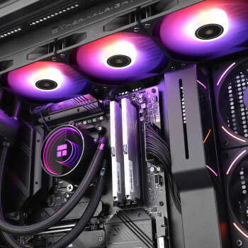 Thermalright(利民) Frozen Notte 360 BLACK ARGB V2 冰封魔境 360水冷 一体式水冷散热器FN360 BLACK ARGB V2