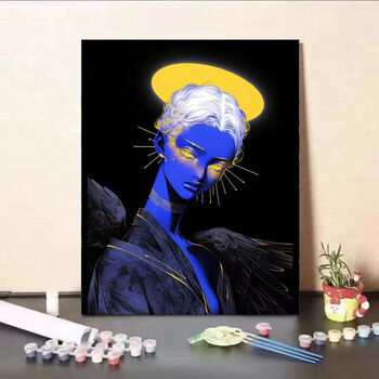 油彩画 人物 抽象的 数字油画抽象品牌及商品- 京东