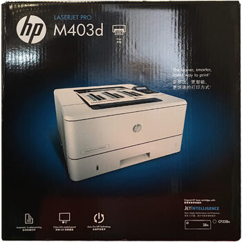 惠普(HP)LaserJet Pro M403d A4黑白激光打印机 自动双面高速安全家用打印机 惠普(HP)LaserJet Pro M403d A4黑白激光打印机 自动双面高速安全家用打印机