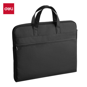 得力(deli)【超级爆款】加厚立体办公手提袋/会议包/事务包/文件包/商务拉链袋电脑公文包男 大容量黑色BG666 得力(deli)【超级爆款】加厚立体办公手提袋/会议包/事务包/文件包/商务拉链袋电脑公文包男 大容量黑色BG666