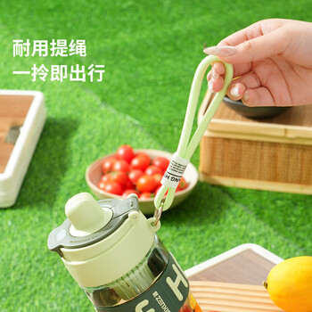 贝瑟斯吸管杯 tritan水杯 水杯运动双饮泡茶杯塑料杯粉色750ml杯子