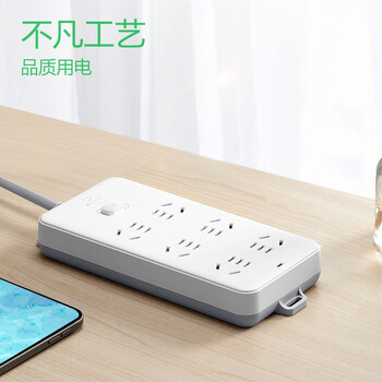 公牛(BULL)新国标插座 6插位总控开关全长1.8米插线板插排GN-109K 公牛(BULL)新国标插座 6插位总控开关全长1.8米插线板插排GN-109K