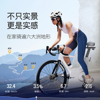 Keep动感单车健身器智能调阻磁控静音（新品）C2 lite插电款灰色