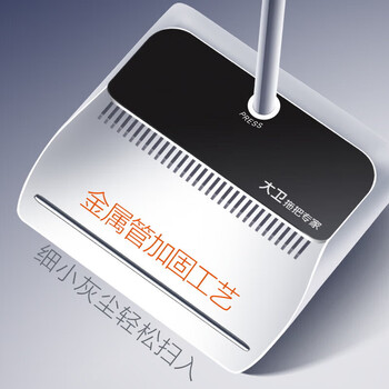 大卫 伸缩梳齿套扫把簸箕套装加大扫笤大梳齿软毛 F10伸缩齿扫把