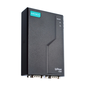 MOXA UPort 1250-G2  2端口 RS-232/422/485 USB转串口转换器