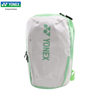 YONEX尤尼克斯羽毛球包男女款多功能训练大容量双肩包 BA82412CR白绿 YONEX尤尼克斯羽毛球包男女款多功能训练大容量双肩包 BA82412CR白绿