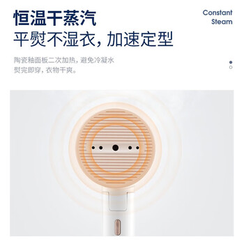 摩飞电器（Morphyrichards）手持挂烫机家用蒸汽电熨斗熨烫机 小型迷你旅行便携式烫衣服神器MR2031灰+消毒液一瓶单发