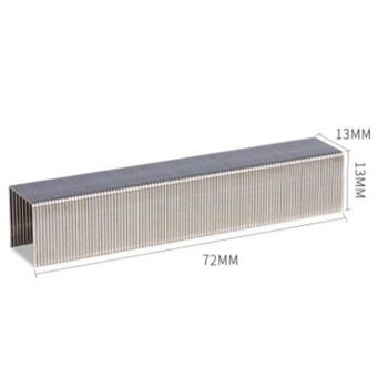 得力(deli)0213不锈钢厚层订书钉/订书针办公通用23/13(1000枚/盒)5盒装