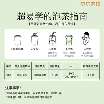 双碑绿茶信阳毛尖特级250g2025年明前罐装新茶春茶自己喝送手提袋
