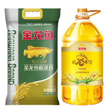 金龙鱼花露水95ml*2瓶 清凉止痒+稻花香5KG+稻谷鲜生调和油5L 米随机 金龙鱼花露水95ml*2瓶 清凉止痒+稻花香5KG+稻谷鲜生调和油5L 米随机