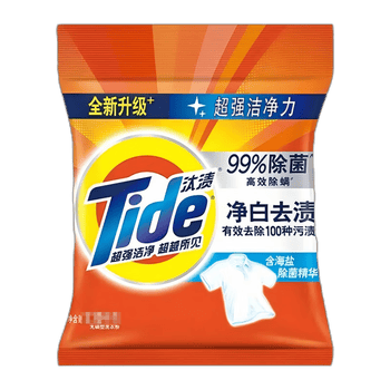 汰渍【超大容量 到手10斤】净白去渍升级洗衣粉5KG+手帕纸巾2包