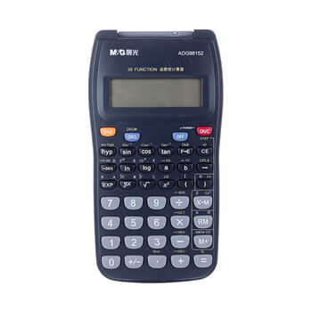 晨光（M&G）函数计算器学生多功能考试高考科学计算机初中高中适用黑色V-ADG98152单个装