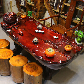 花梨木树根茶桌品牌及商品- 京东