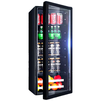 志高（Chigo）冰吧 131L小型冷柜冰箱酒柜茶叶冷藏柜静音酒店客房用透明门小冰箱BC-131