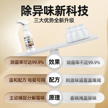 雅彩洁（YACAIJIE）室内除臭味去除烟味喷雾家用老年人味去除剂房间异味尿味空气清新