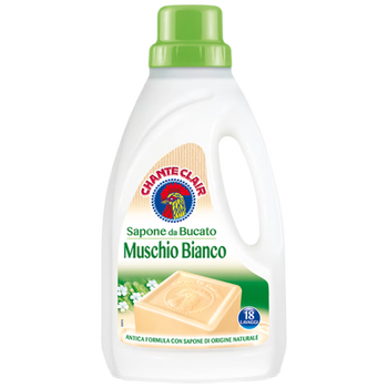 CHANTECLAIR大公鸡管家 液态洗衣皂白苔香1000ml*1瓶 易漂洗温和不伤手洗衣液