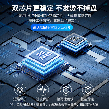 阿卡西斯（acasis）USB4.0硬盘盒NVMe M.2硬盘盒40Gbps雷电5/4/3适用苹果Mac mini M4笔记本SSD固态外置盒TBU405ProM1
