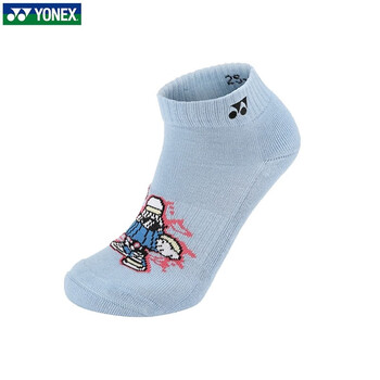 YONEX羽毛球运动袜加厚毛巾底防滑男款三双145123-011白色