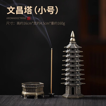 象塔香炉 髹金香炉｜瑞狮戏球憨态满盈，可谓祥瑞，案上清供，福禄双全