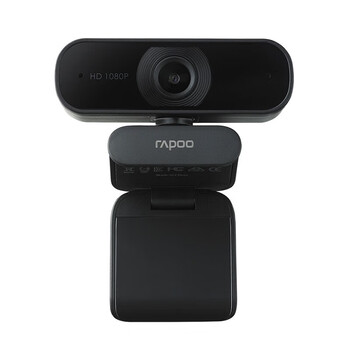 雷柏 C280 2K高清摄像头400万像素带麦克风话筒一体网课教学上课2K 专用usb直播