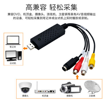 礼嘉 USB2.0视频采集卡免驱 机顶盒转笔记本 1路高清USB监控采集卡 电脑视频卡 免驱动采集卡 LJ-C168 礼嘉 USB2.0视频采集卡免驱 机顶盒转笔记本 1路高清USB监控采集卡 电脑视频卡 免驱动采集卡 LJ-C168