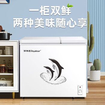 荣事达（Royalstar）冷柜.冷藏冷冻两用大容量 冷藏冷冻卧式冷冻柜 266升双温 一级能效【企采购】
