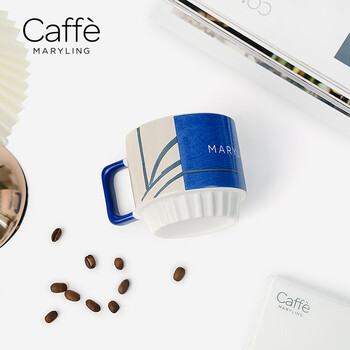 CAFFE MARYLING咖啡豆「设计师原创系列-扬帆起航」陶瓷精品咖啡马克杯