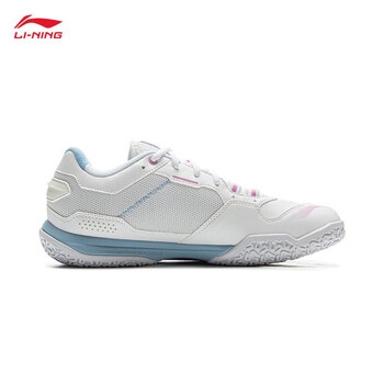 李宁（LI-NING）羽毛球鞋贴地飞行3lite棉花糖配色AYTV003 标准白 41
