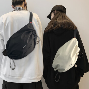 李宁（LI-NING）骑行补给包腰包斜挎包 运动骑行手机腰包大容量女户外单肩胸包